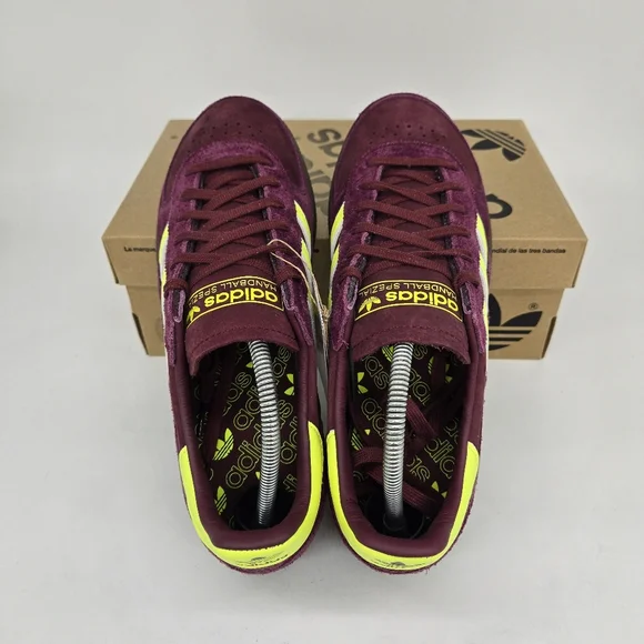 adidas Handball Spezial Weltmeister JH5453 Shadow Red Yellow Shoe Size 10.5